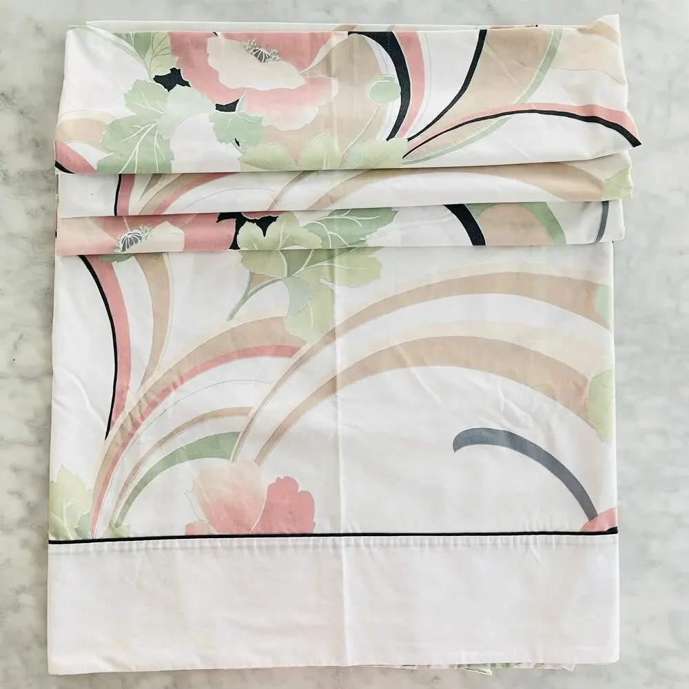 Vintage Sheet Springmaid Anastasia Twin Flat 80's Andre Richard Dressmaking DIY